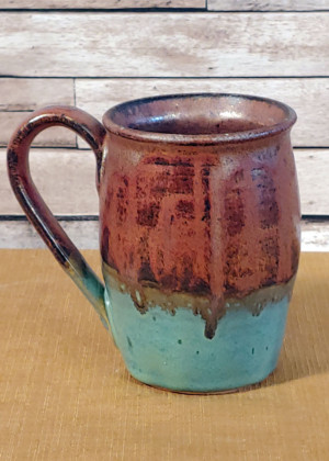 Copper Patina Coffee Mug in Patina Copper Patina Coffee Mug in Patina